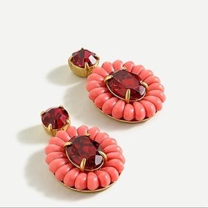 J.Crew Resin-Beaded Statement Earring